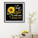 Sunflower Full Round Drill Mosaic Art Picture of Rhinestone Kit Handmade Gi