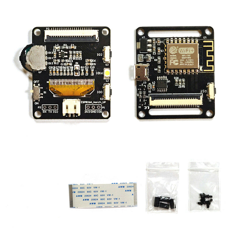 For Arduino Smart Watch OLED Display WiFi deauther ESP8266 Development Board Kit