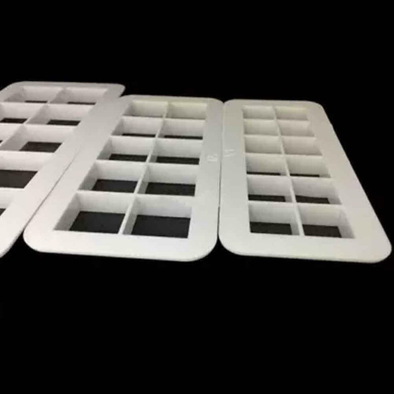 3Pcs Geometry Square Cookie Cutter Cake Mold Fondant Decorating Tool. W4W3