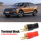 2pcs Car Speaker Electrical Wire Connectors Spade Crimp Terminal Kit with Sheath