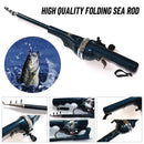Carbon Material Pen Pole Foldable fishing rod Retractable FRP Carbon Fiber
