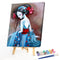 Dancing Girl Oil Paint By Numbers Hand Painted Wall Art Craft Home Decorations