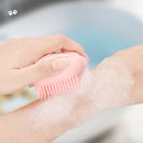 Exfoliating Silicone Scrubber Soap Dispenser Baby Bath Cleaning Massage Brushes