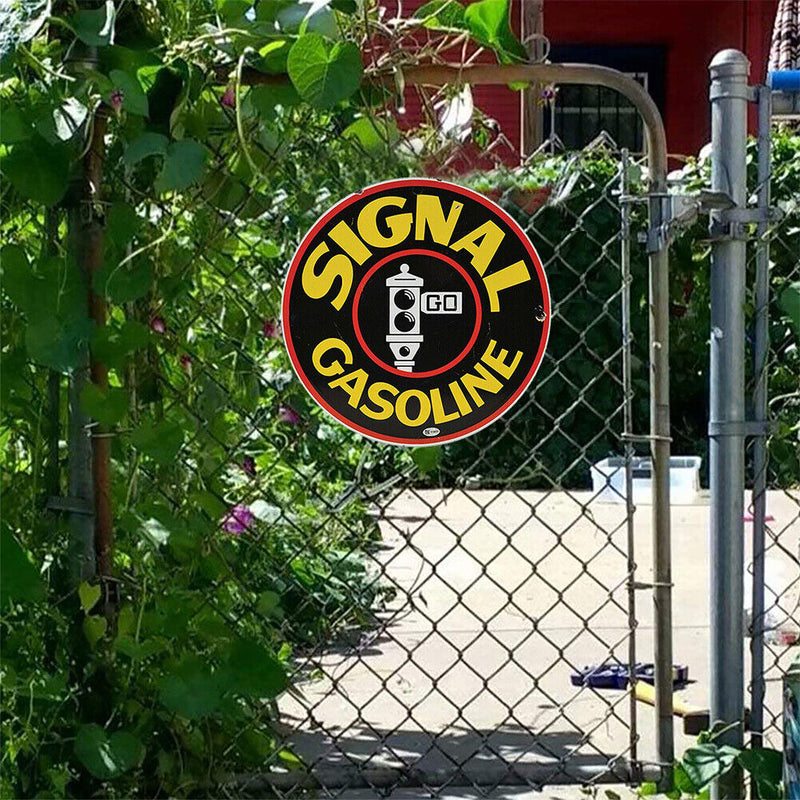 Round Metal Tin Sign Plaque Wall Letters Posters Iron Painting for Bar (2) Newly