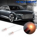 5pcs T5 14V 1.12W Car Instrument Panel Audio Gear Indicator Light Bulbs Amber