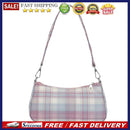 Plaid Print Underarm Bag Fashion Cloth Handbags Women Shoulder Bag Daily Clutch