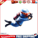 Aquarium Fish Tank Landscape Diver Underwater Water Aquatic Ornament (Blue)