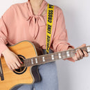 Guitar Strap Belt for Acoustic Electric Guitar Instrument Parts (Yellow) Newly