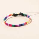 Gifts Attractive Rainbow Weave Anklet Foot Rope Rope Bracelet Gift For Couple