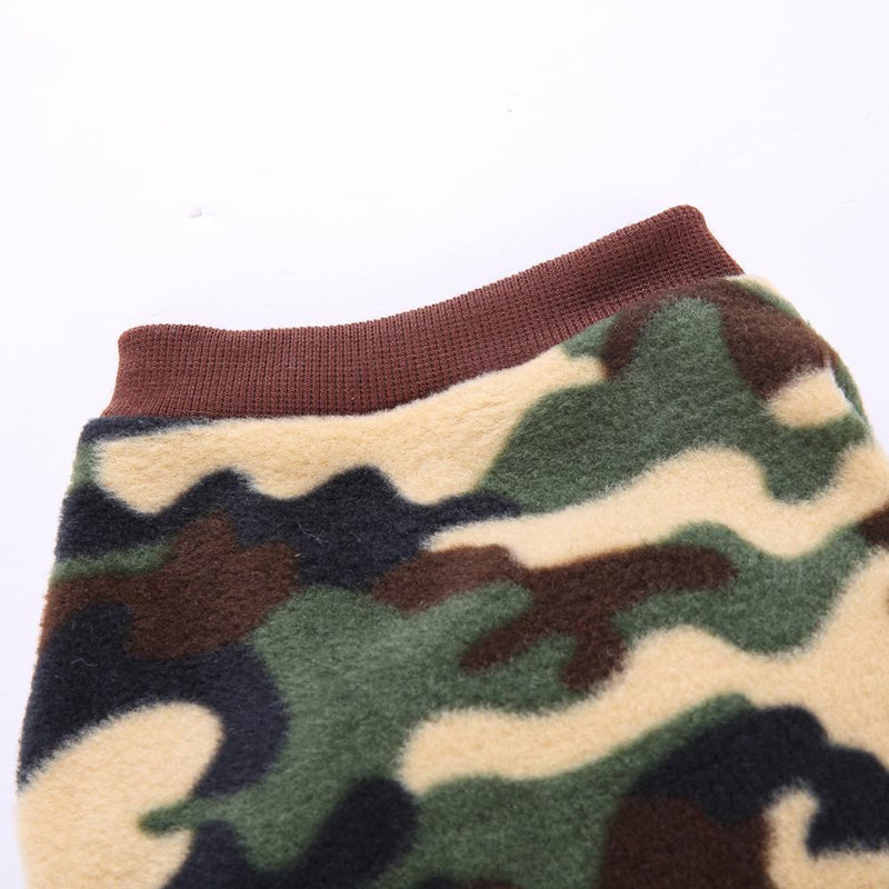 Pet Dog Breathable Camouflage Sweater Coat Winter Warm Casual Costume (XL)