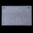 Christmas Banner DIY Metal Scrapbook Embossing Craft Cutting Die-171026