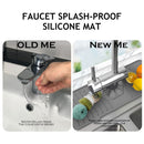 Kitchen Silicone Faucet Absorbent Mat Sink Water Splash Odor Guard (Grey) Newly