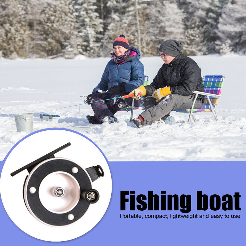 Ice Winter Fishing Rod with Reel Combo Mini Feeder Sea Fishing Pole Wheel Set