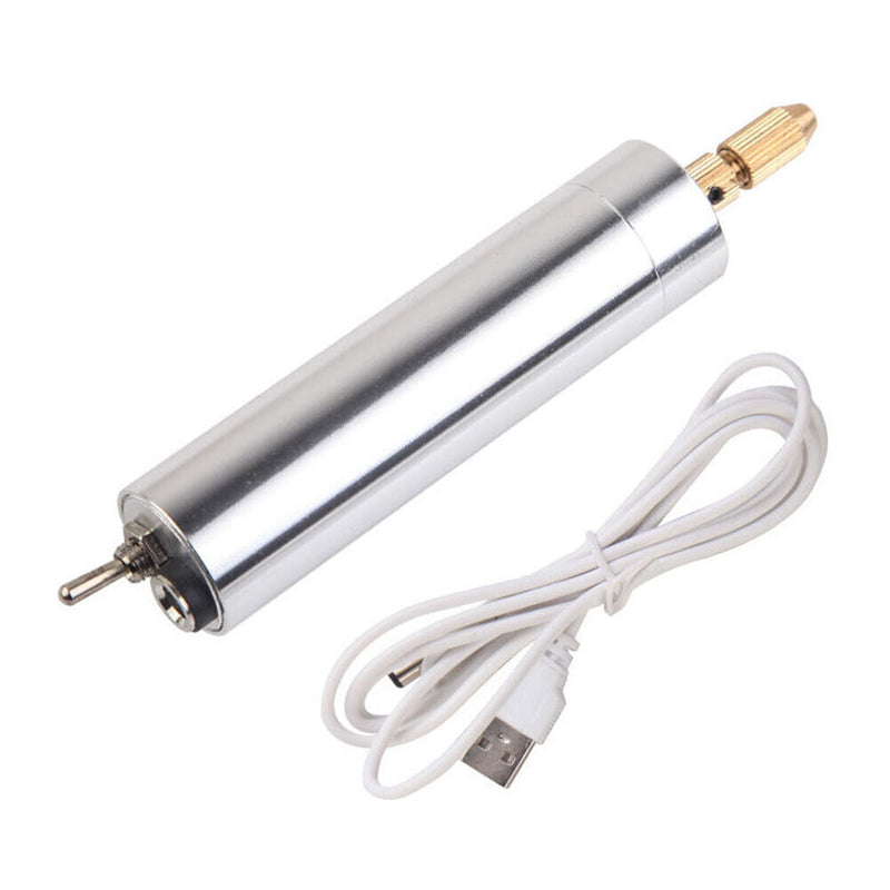 Portable Handheld Micro USB Drill Lightweight Electric Drill Jewelry Making Tool