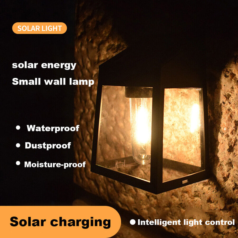 Waterproof Solar Light Decorative Tungsten Lamps Outdoor Wall Garden Decoration