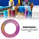 DIY Portable Bobbin Holder Silicone Round Needles Saver Sewing Tool (Pink) Newly