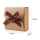 Gift Boxes 10 Packs, Kraft Paper, Presents Package Wrap (14 X 14 X 5cm) Newly