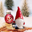 Gift Light Home Deco Xmas Christmas Decorations Santa Claus Statue Ornament