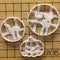 Witch Cat Pumpkin Shaped Biscuit Mold Cookie Embosser Mold Halloween Party