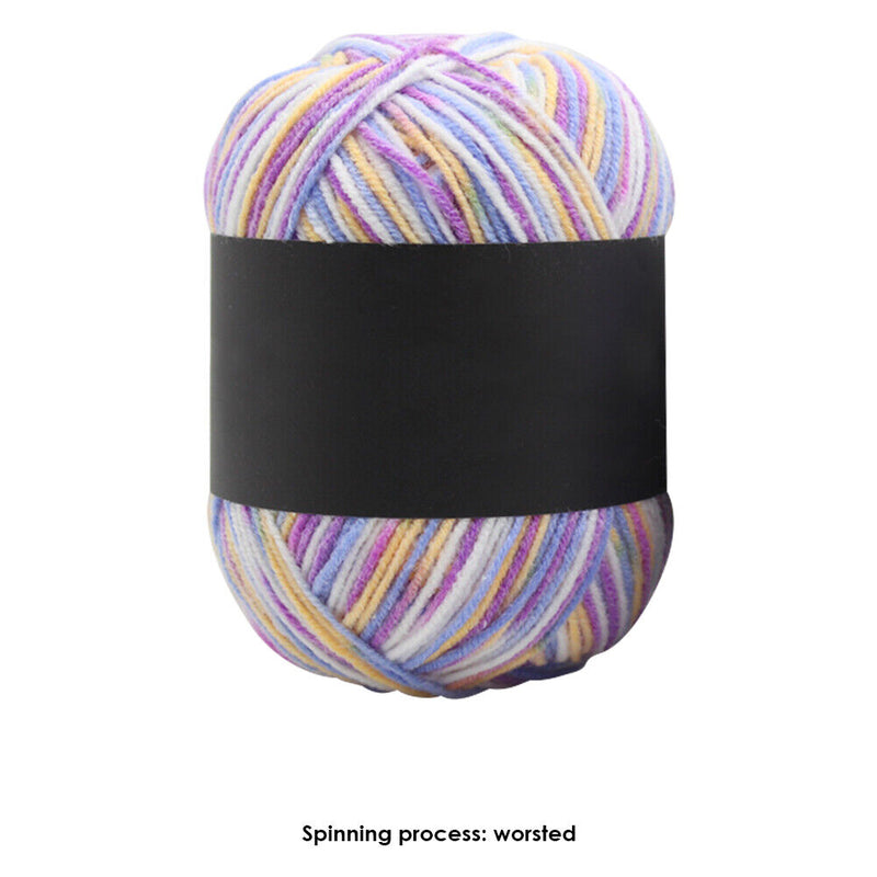 Gradient Color Milk Cotton Yarn Scarf Sweater Crochet Knitting Yarn (U) Newly
