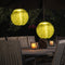 Solar Lantern Outdoor Hanging Lamp Festival Home Ornaments (Green Daisy) Newly