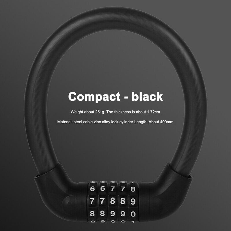 Universal MTB Scooter Security Combination Lock Anti-Theft Cycling Accessories