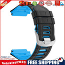 Silicone Strap Bracelet Watch Band for Garmin Forerunner 920XT (Black Blue)