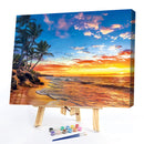 Painting By Numbers Sea Scenery DIY Oil Coloring Landscape Drawing Pictures