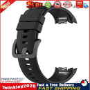 Silicone Watch Band Smart Bracelet Wrist Strap for Honor GS Pro (Black) Newly