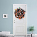 Halloween Decoration Wreath Pumpkin BOO Front Door Halloween Party Hanging.