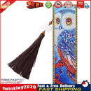 DIY Owl Special Shaped Diamond Painting Leather Bookmark Tassel Book Marks Newly
