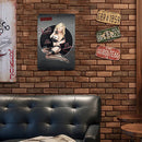 Retro Sexy Lady Metal Plate Tin Sign Plaque Poster Wall Decor for Bar (I)