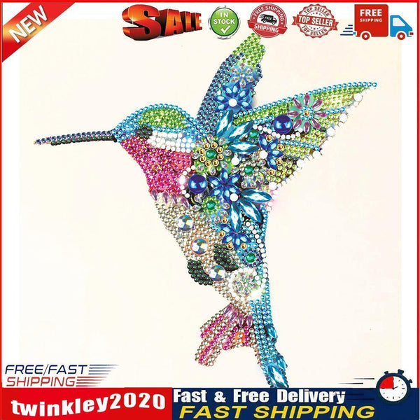 5D Partial Special Shaped Diamond Painting Hummingbird Poster Kit (UP265) Newly