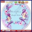 Flower Printed Beach Towel Round Tassel Ethnic Style Blanket Picnic Mat