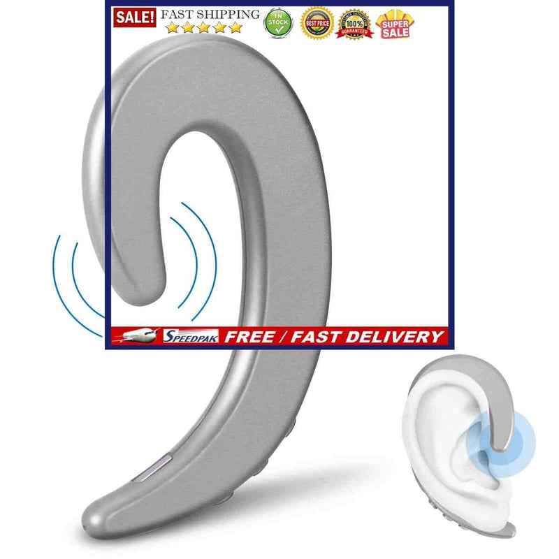 Bone Conduction Headphone Bluetooth-compatible 4.1 with Mic Lightweight Open-Ear