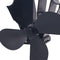 4-Blade Heat Distribution Wood Fireplace Fans Energy-Saving Thermal Stove Fan
