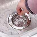Stainless Steel Sink Strainer Floor Drainer Waste Stopper Filter w/Handle