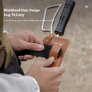 Barbecue Charcoal Clip PU Cover Portable Fire Tongs Protective Case (A) Newly