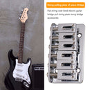 6 Strings Guitar Bridge Saddle Tailpiece for Fender Strat Electric Guitar B