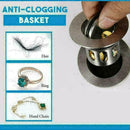 Universal Wash Basin Bounce Drain-Filter Anti Clogging Drainer M8U0