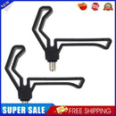 2pcs M3/8 Fishing Rod Gripper Carp Fish Pole Holder Bracket Support (Black)