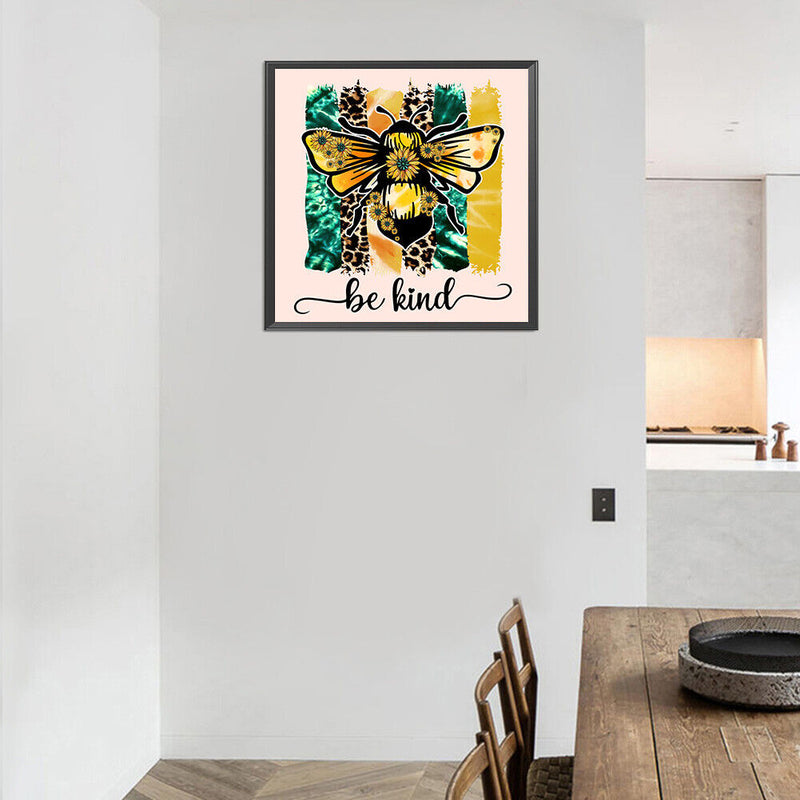5D Diamond Painting Kit DIY Bee Full Round Drill Mosaic Picture Wall Decor