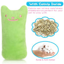 Cat Catnip Toys - Pet Supplies Kitten Plush Chew Toys for Cats (Green)