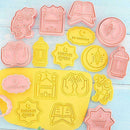 8Pcs Biscuit Mold Ramadan DIY Cake Baking Tools Cookie Cutters K8N8
