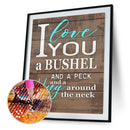 Diamond Painting 5D DIY Full Drill Letter Embroidery Cross Stitch (K993)