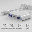 Data Sync Power Supply Converter USB 3.0 Type-C OTG Adapter PD Fast Charging