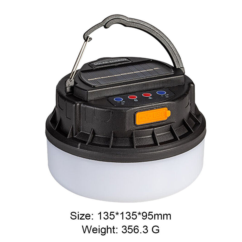 #A Solar Powered LED Camping Lamps Portable Outdoor Hiking Hanging Lighting Lant