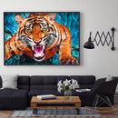 5D Diamond Painting DIY Ferocious Tiger Animal Full Round Drill Home Decor Gifts