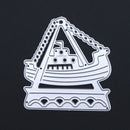 Pirate Ship DIY Jigsaw Puzzle Metal Stencil Scrapbook Craft Punch Mold