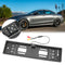 EU Reversing Rear View Parking License  Bracket Frame Holder Car Plate Camera